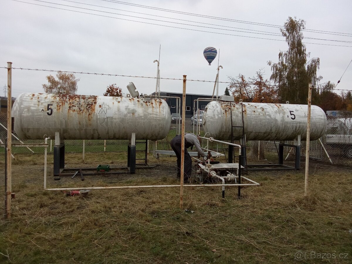 Prodám pouzitou ocelovou nádrž 5000 l - 4