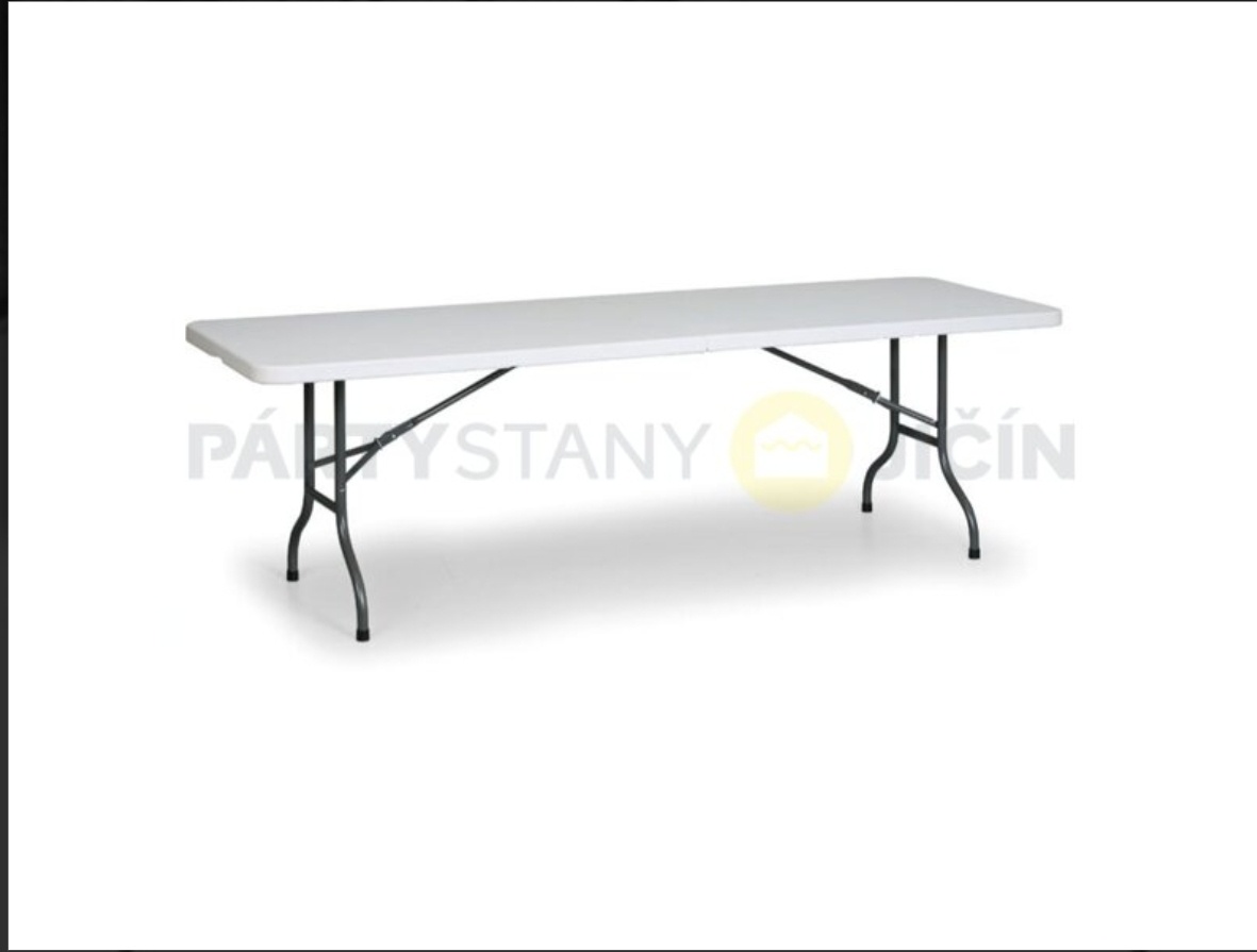 Zahradní stůl skládací - plastový délka 240cm - 4