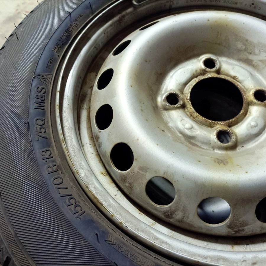 13" plechová kola – 4x100 – RENAULT (DACIA, NISSAN, SMART) - 4