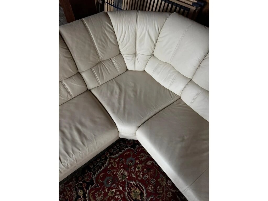 Rohová kožená sedací souprava, 3302 - 4