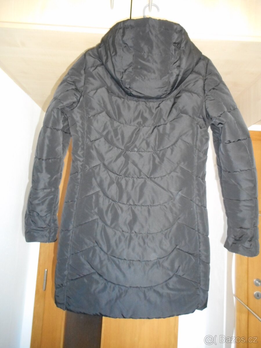 dámská oboustranná bunda - potisk listy - 4