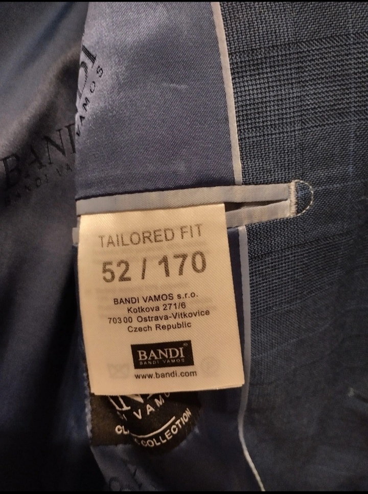 Pánský oblek 52/170 - 4