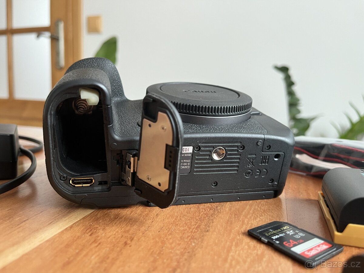 Canon EOS R6 – TOP stav + 2x ORIGINÁL baterie + SD karta San - 4