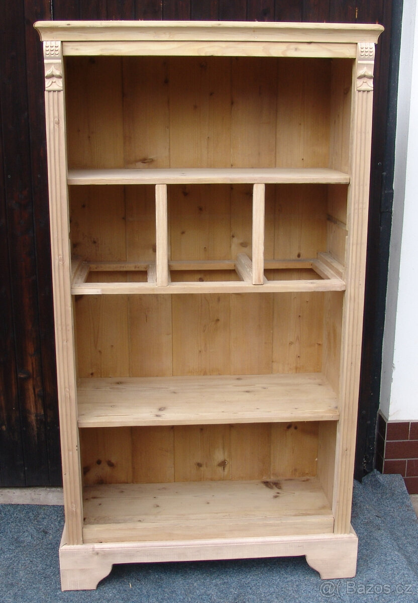 Starožitná, otevřená skřínka s šuplíky. - 4