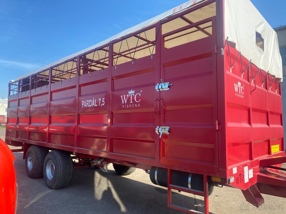 Traktorový přepravník zvířat Pardál 7,5 ihned k odběru - 4