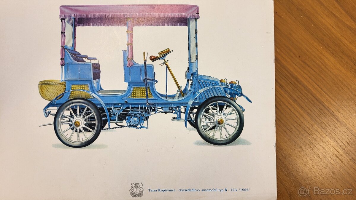 TATRA sbírka reprografií veteránů Tatra 1901-1932 - 4