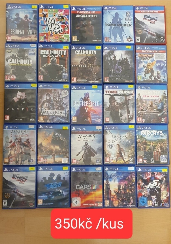 Hry na playstation 4 ceny u fotek od 200kč - 4