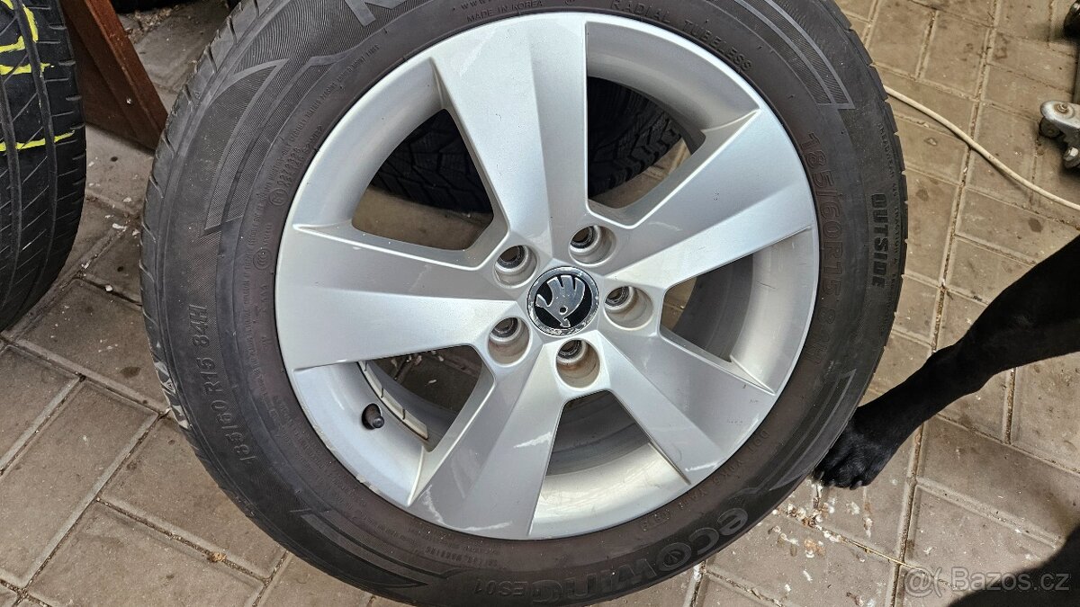 Letní Sada Alu 5x100 185/60 R15 Škoda Fabia III Rapid - 4