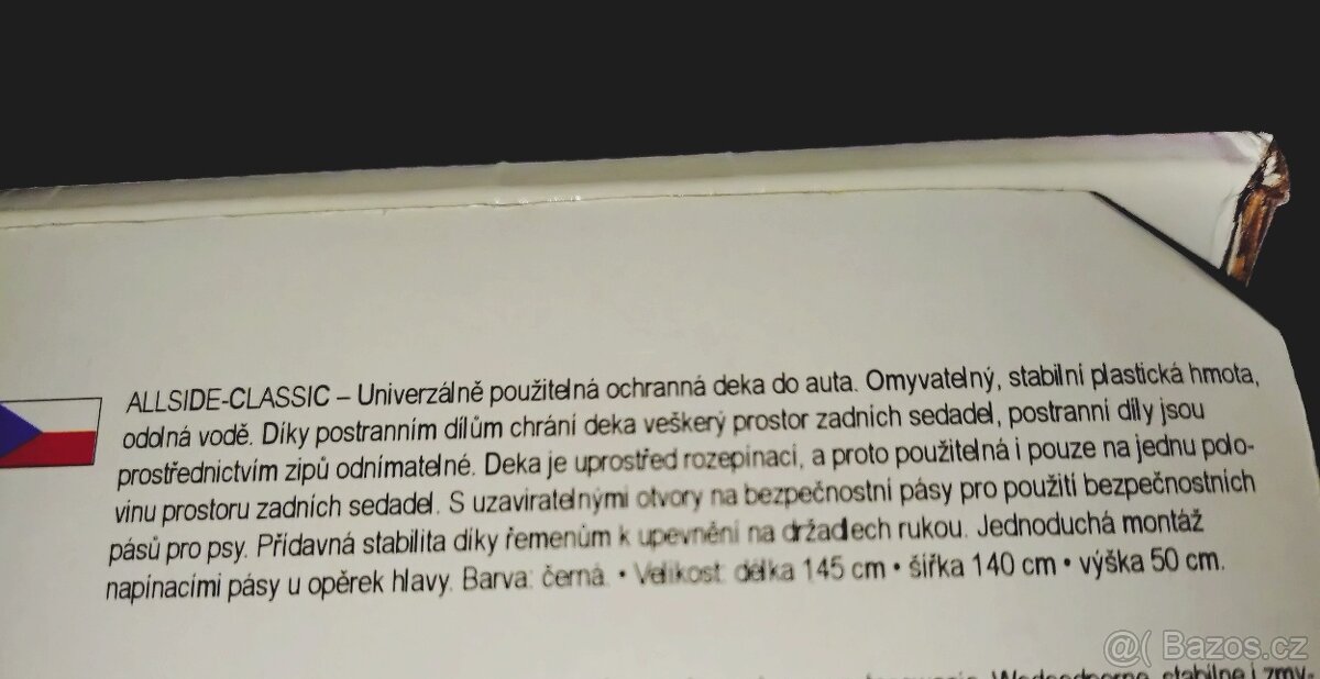 Kleinmetall ochranná deka do auta Allsideclassic - 4