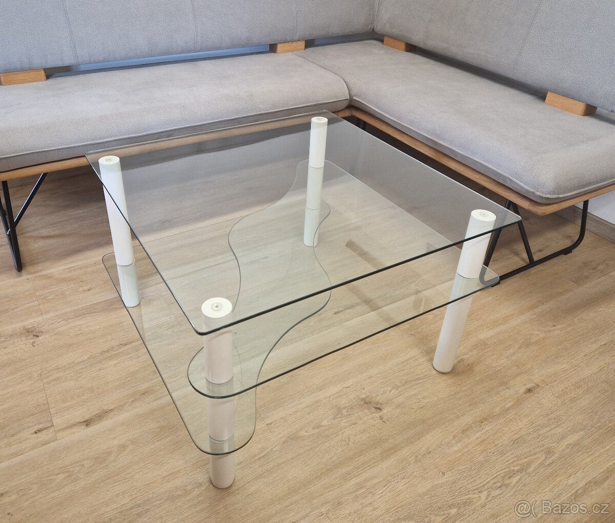 Sleva - Nový konferenční stůl 80x80 cm - 4