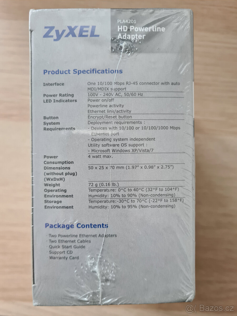 Zyxel PLA 4201 power line adaptér nový - 4