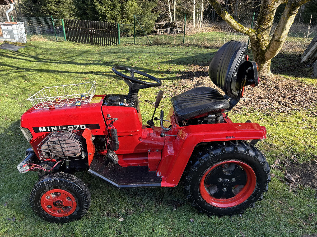 2bubnová sekačka+rotavátor, malotraktor+přívěs - 4
