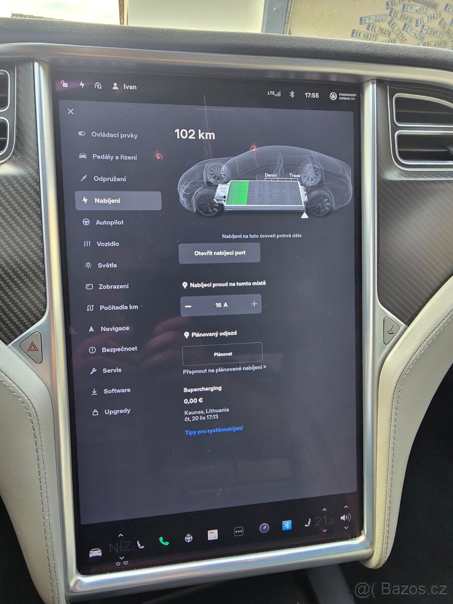 Tesla model S 90D Free Supercharger - 4