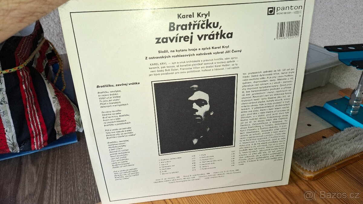 Karel Kryl-Bratříčku, zavírej vrátka (1969) LP 1990 - 4