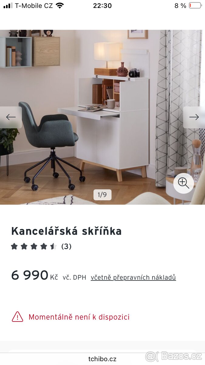 kancelářská skříňka - sekretář - 4