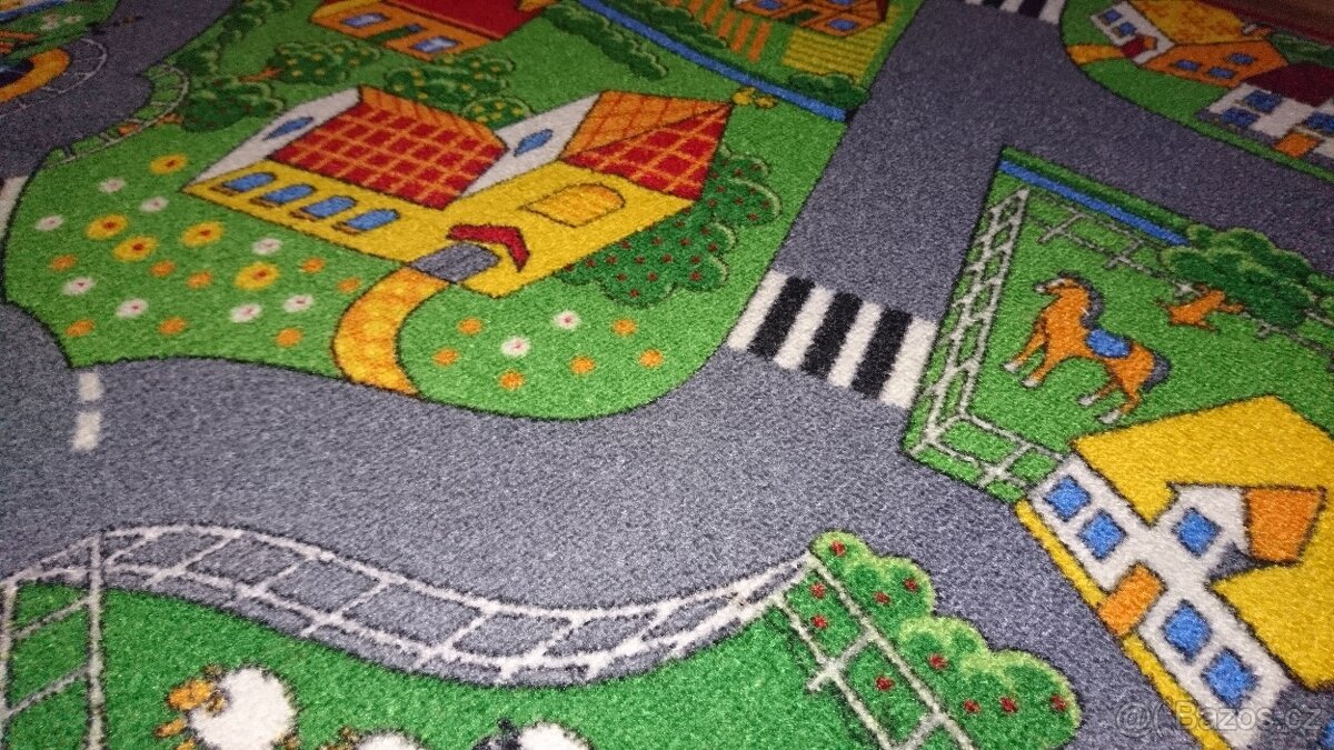 Koberec-motiv město - 4