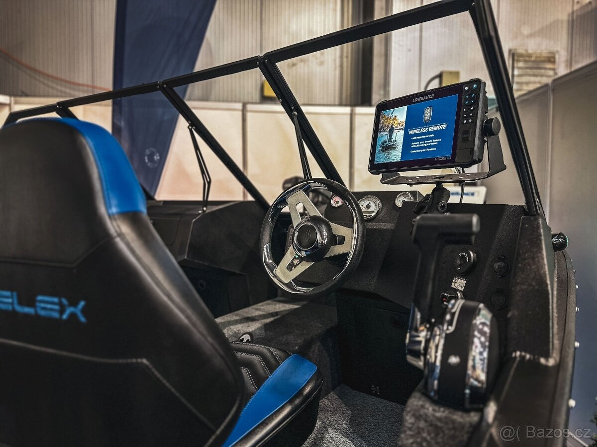 NOVÁ motor. loď Velex 585 + Mercury F 150 - 4