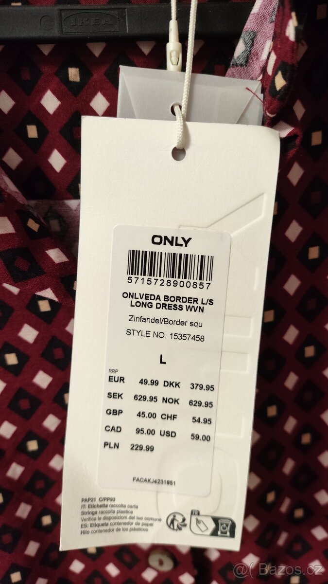 Košilové šaty ONLY - 4