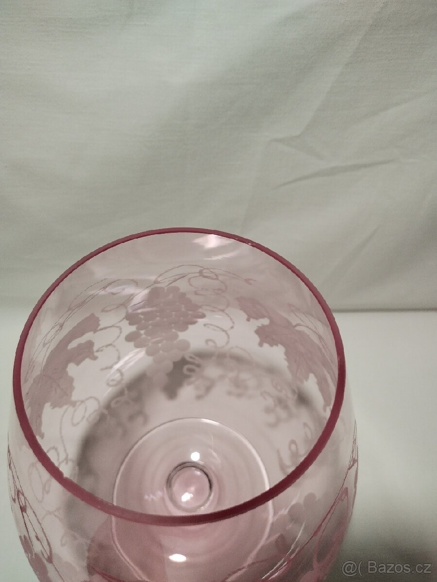 Křišťálová číše broušená Sklo Bohemia EV4 - 4