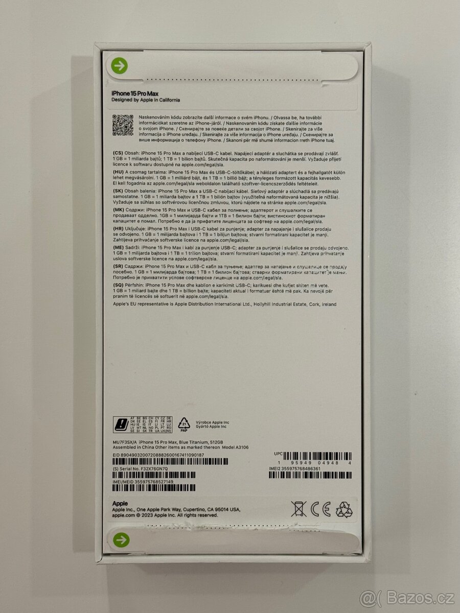 iPhone 15 Pro Max, 512GB, Blue Titanium - 4