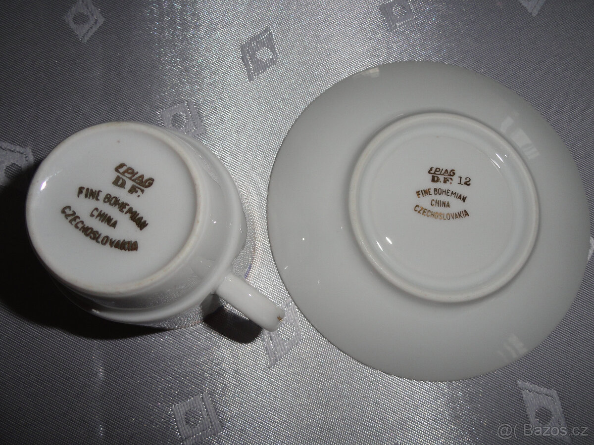 Mokka hrnečky s podšálky EPIAG K.Vary - 4