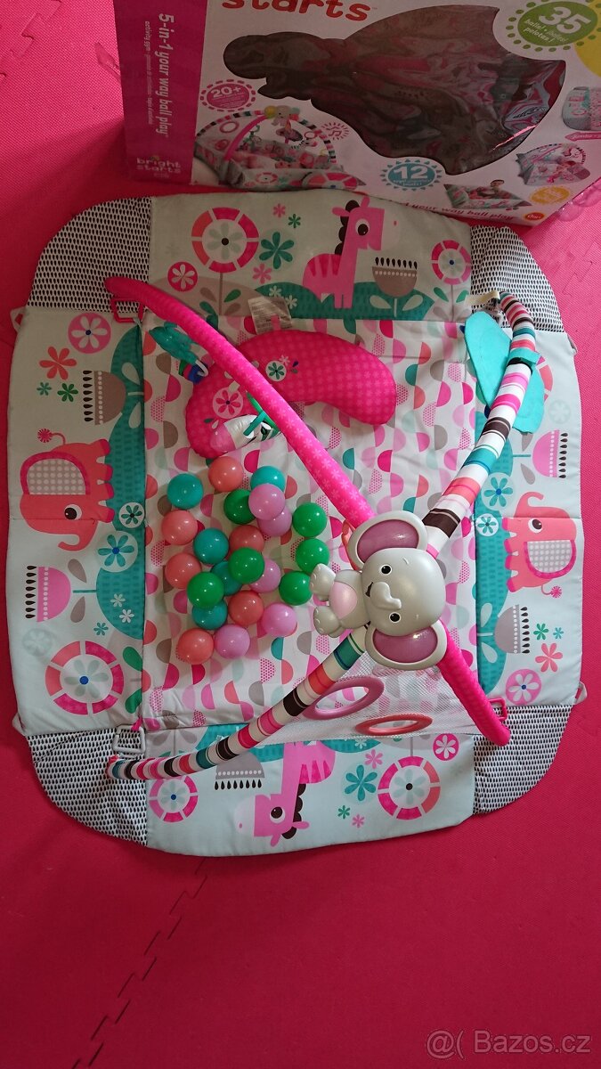 Bright Starts Hrací deka 5v1 Your Way Ball Play - 4