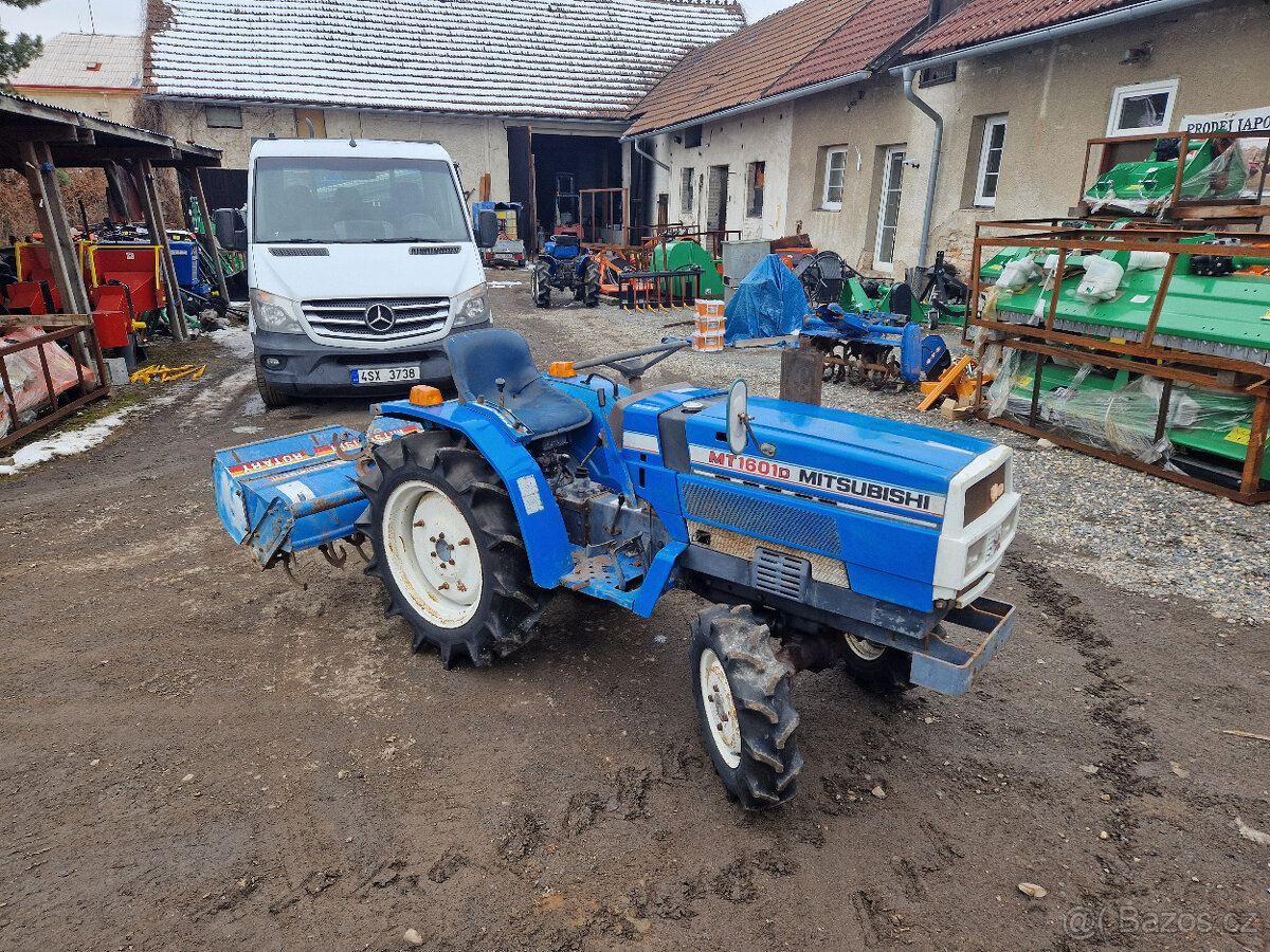 Mitsubishi MT 1601 D , 4x4 s originálním rotavátorem - 4