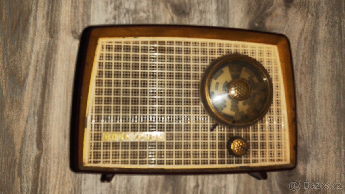 Prodám bakelitové starožitné rádio Hornyphon W147U . - 4