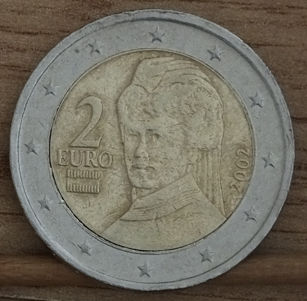 2 Euro - 2002 Rakusko chyboražba ponuknite cenu. 022 - 4