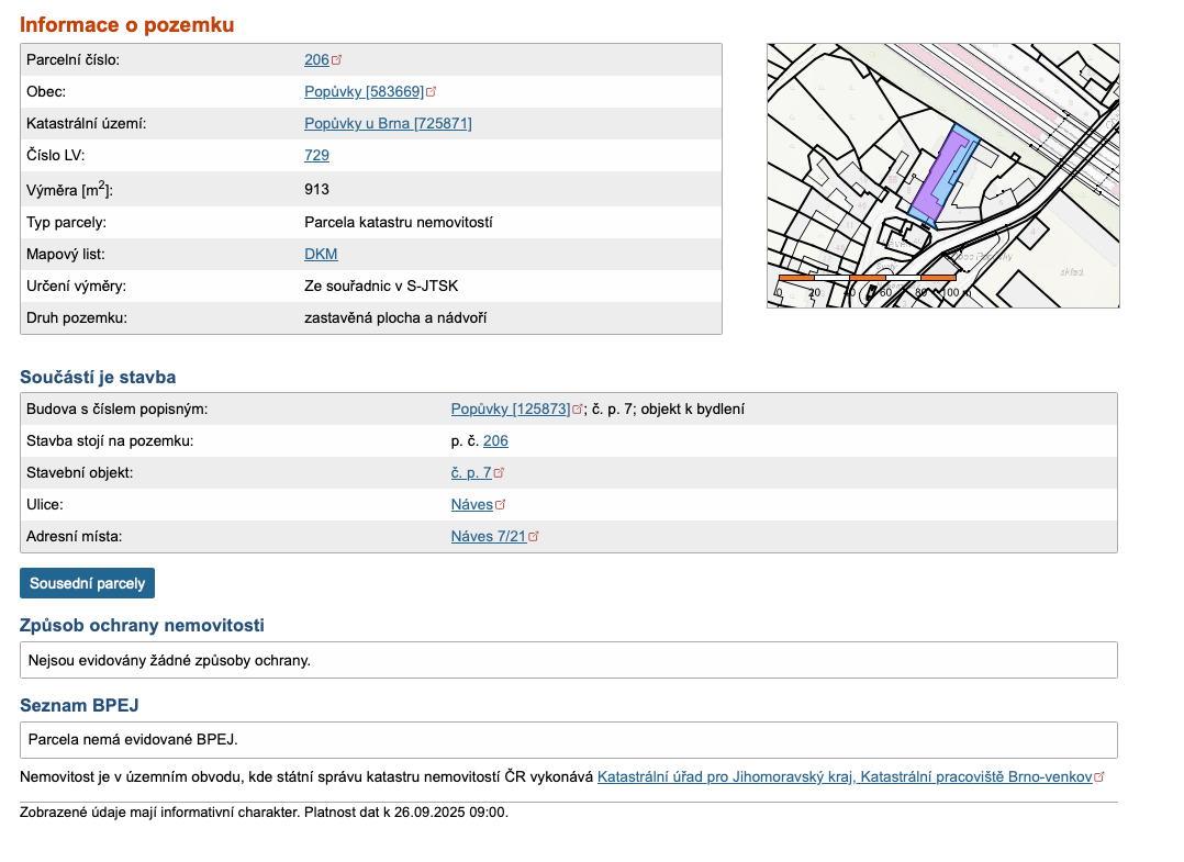 Prodám nemovitost na adrese Náves 7/21, 66441 Popůvky - 4