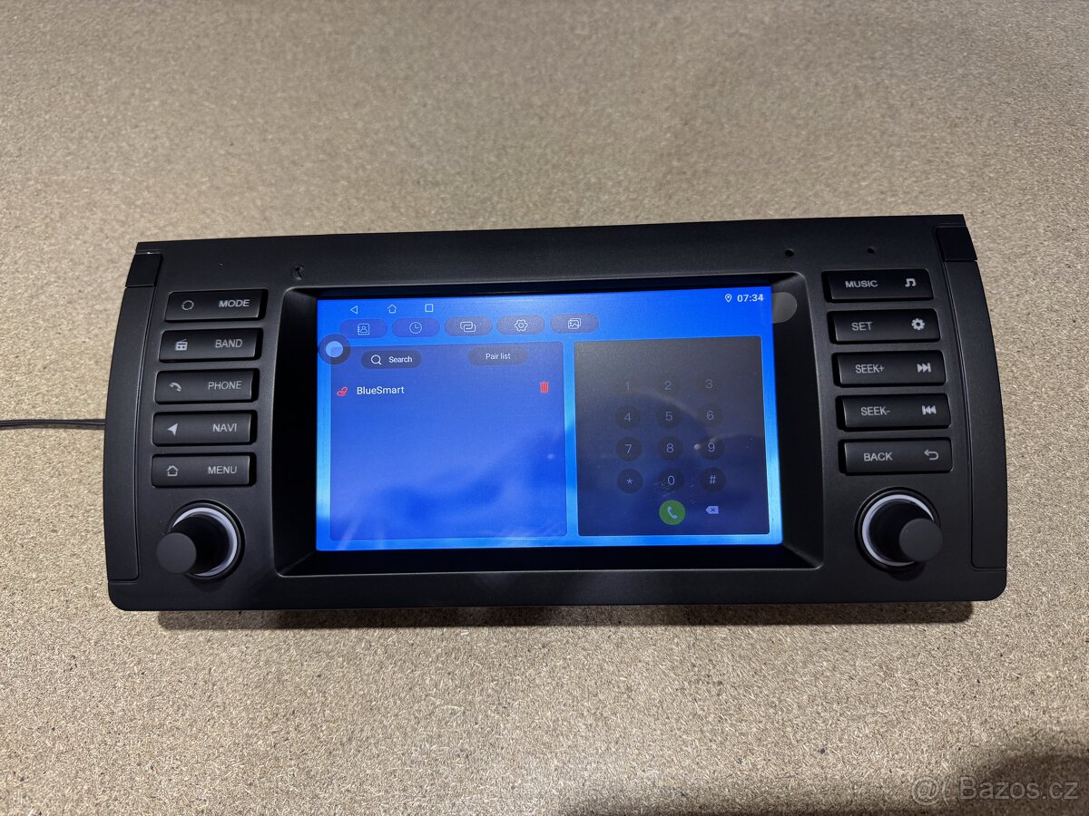 NOVÉ 7" Android 14 Autorádio BMW E39 řada 5, E53 X5 - 4