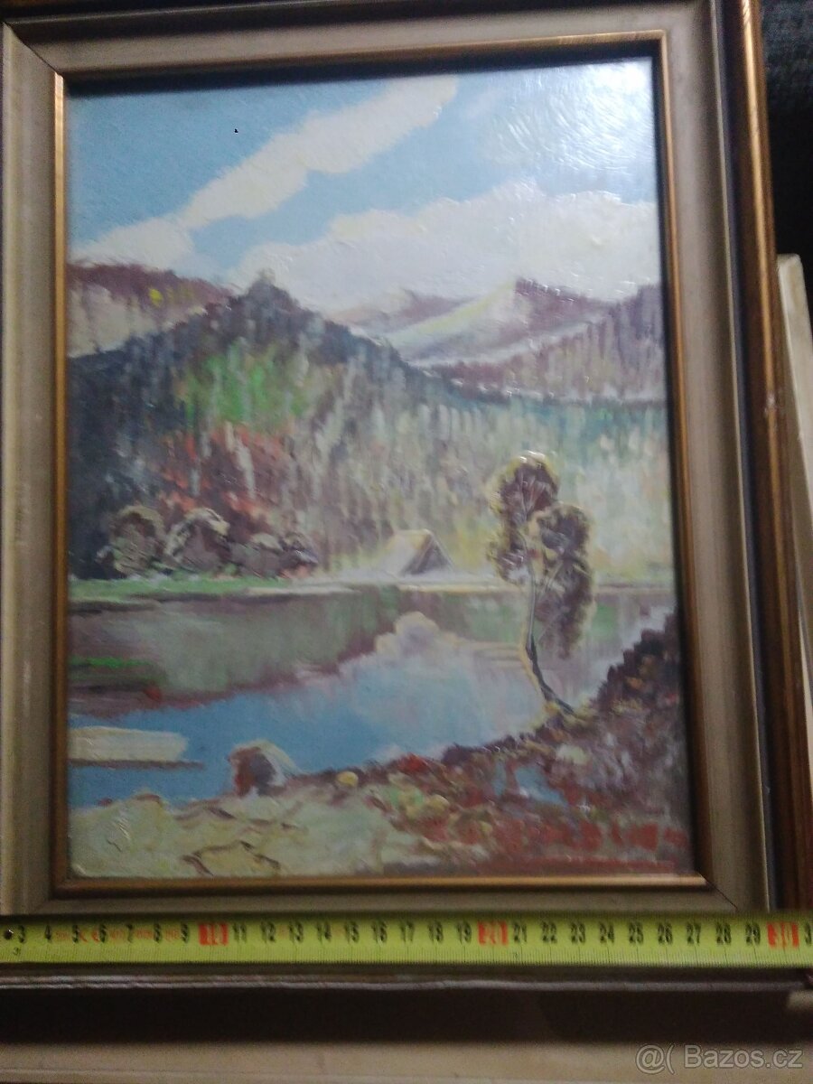 Starý obraz čertovo jezero - 4