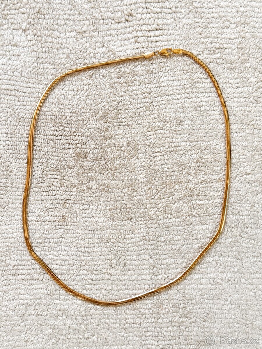 18k zlatý luxusní řetízek Snake - nový model 2025 - 4