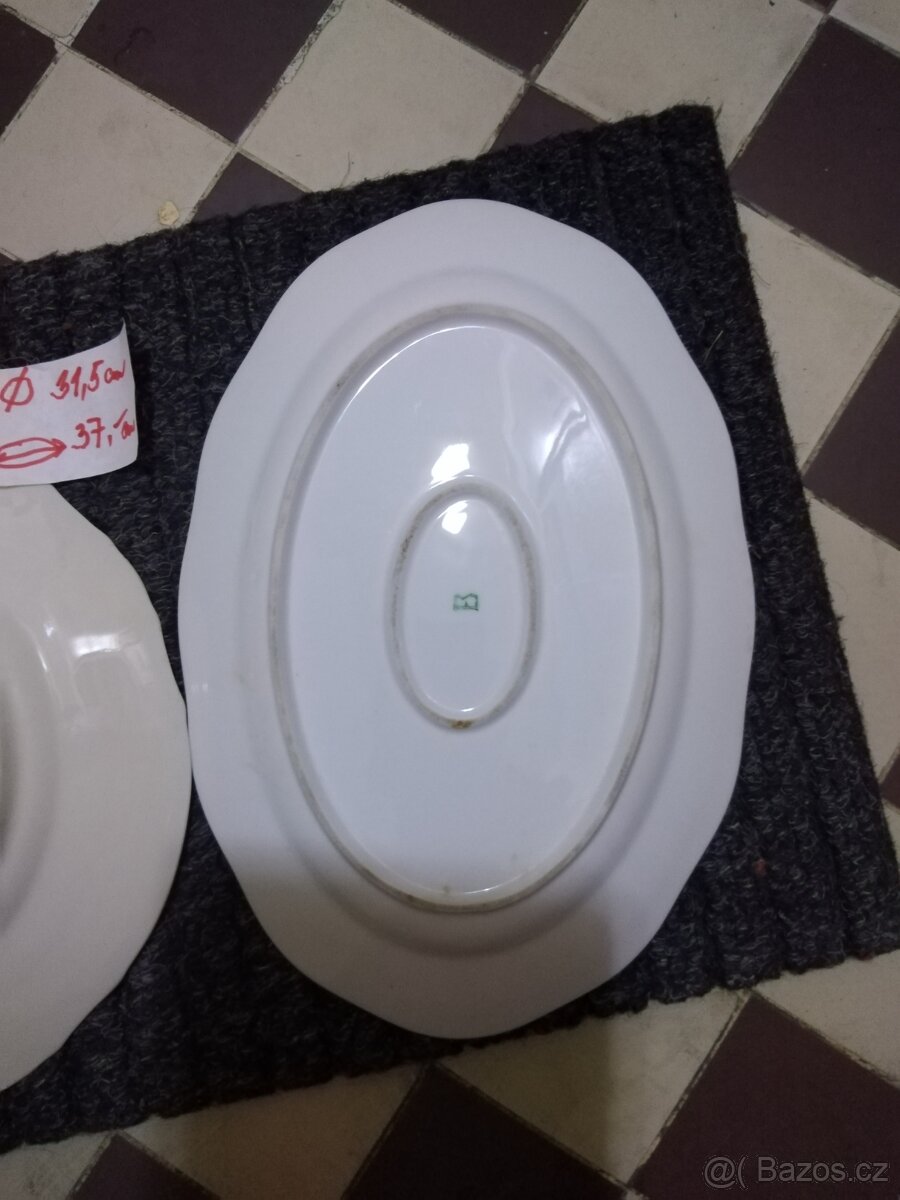 Značené porcelánové tácy - 4