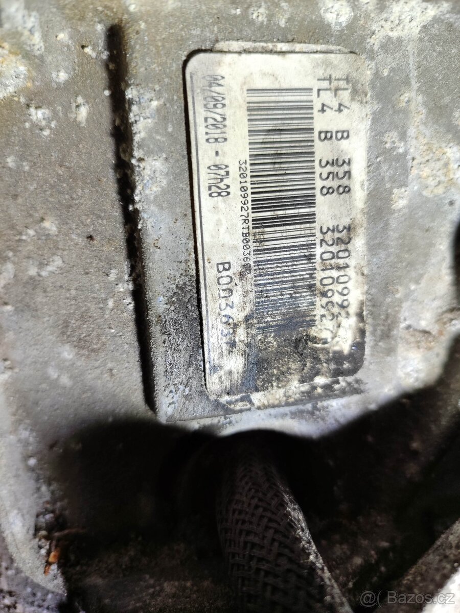 Převodovka Dacia typ TL4B 358 1.5 dCi - 4