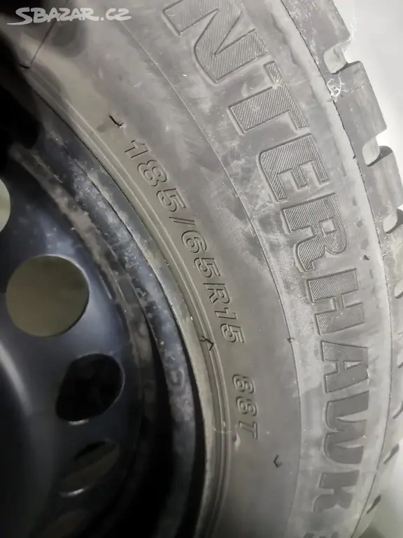 Sada zimních pneumatik na ocelových discích - 4