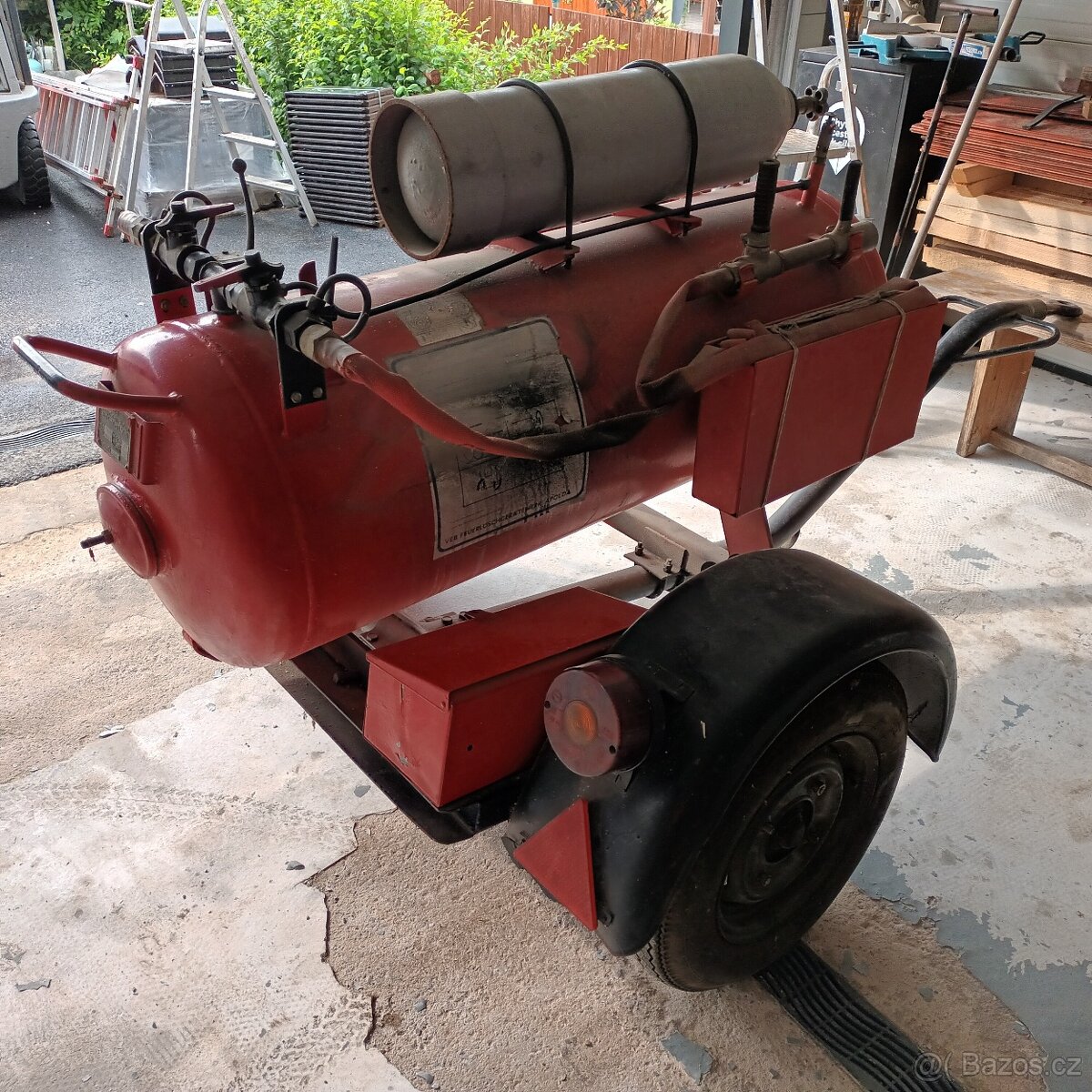 Hasičská stříkačka, Německý hasící přístroj - 4