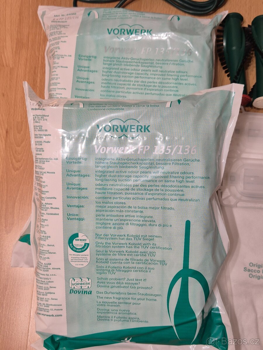 Vorwerk Kobold 135, příslušenství - 4