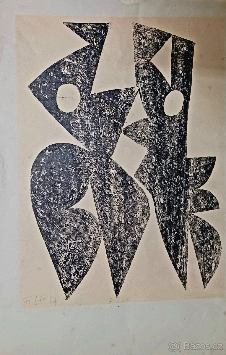 FRANTIŠEK LHOTKA -1929.Tvary. Komb.tech. - 4