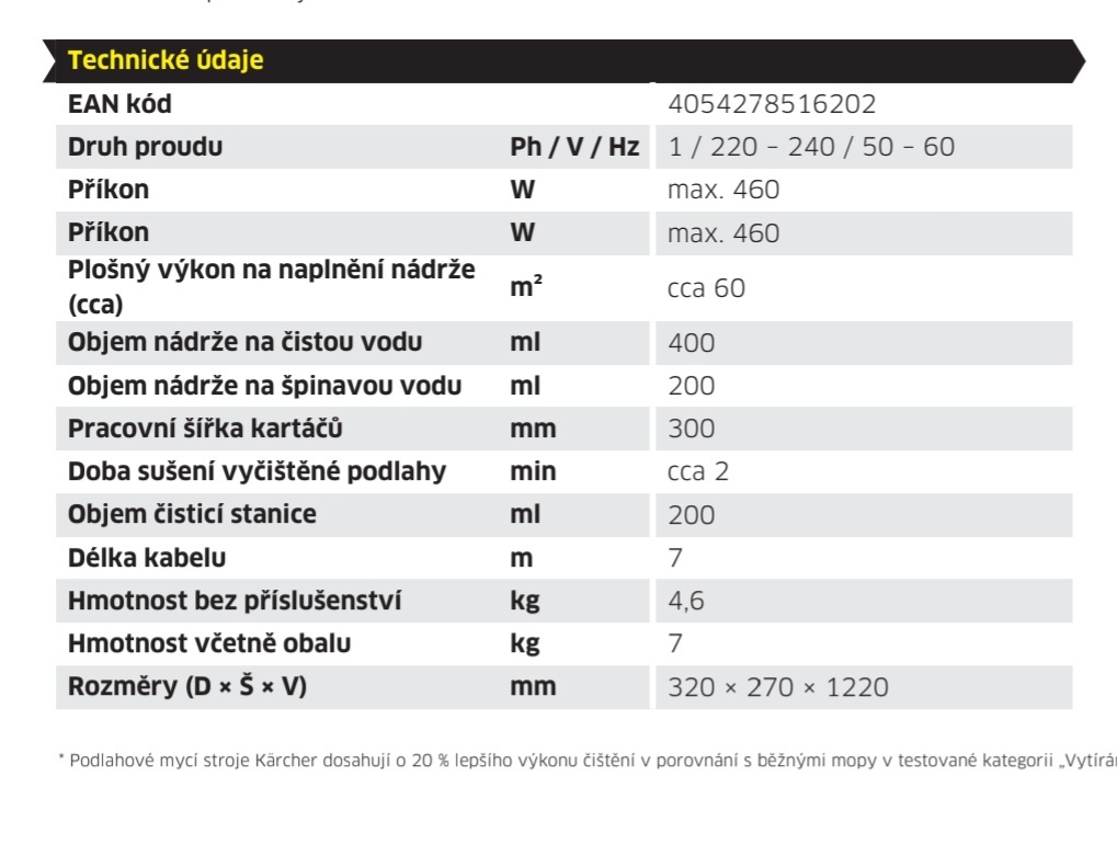 Podlahová myčka Karcher FC5 - 4