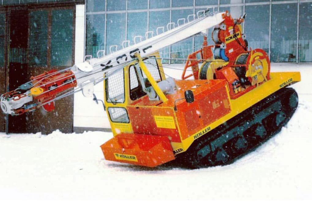 lesní lanovka KOLLER Kx301 pásy - 4