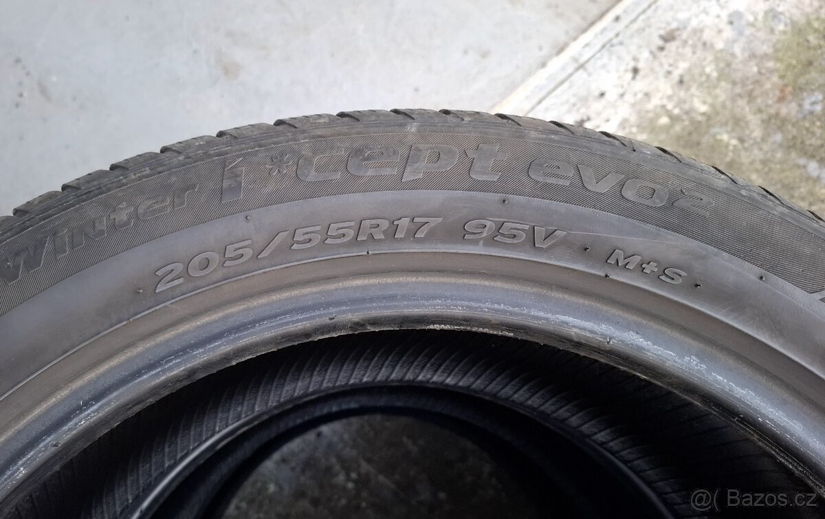 Zimní sada pneu 205/55 R17 Hankook - 4