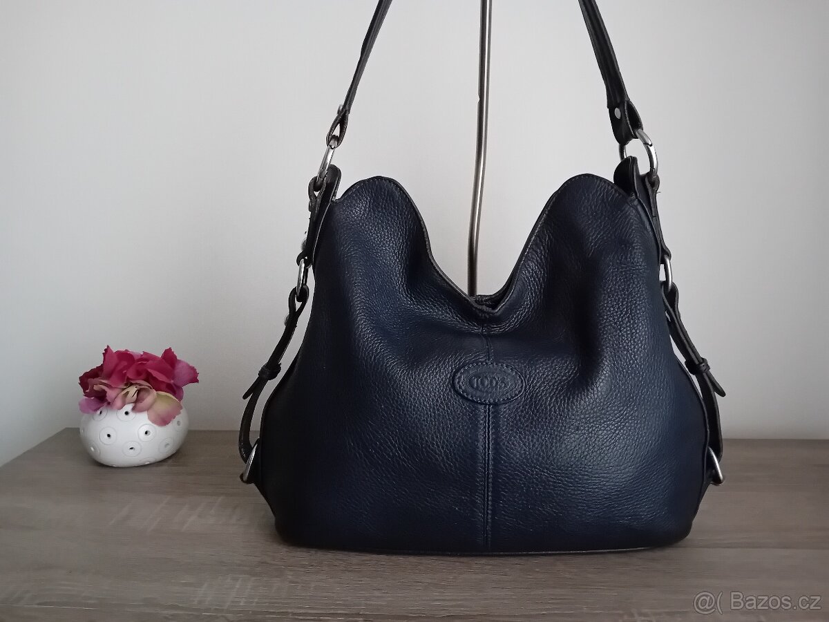 Tod's dámská luxusní hobo kabelka kožená - 4