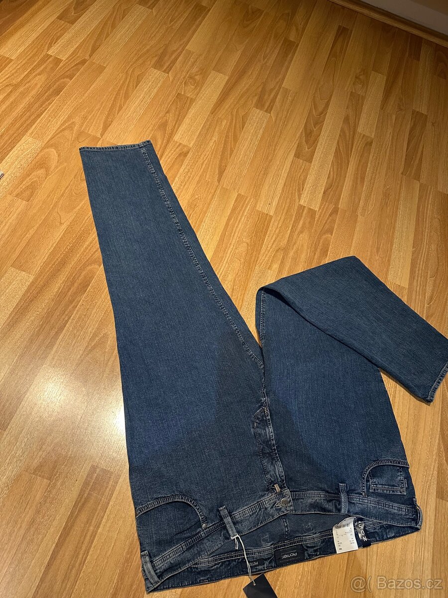 Džíny nove panské pro urostlé muže (pas 2x64-67cm) - 4
