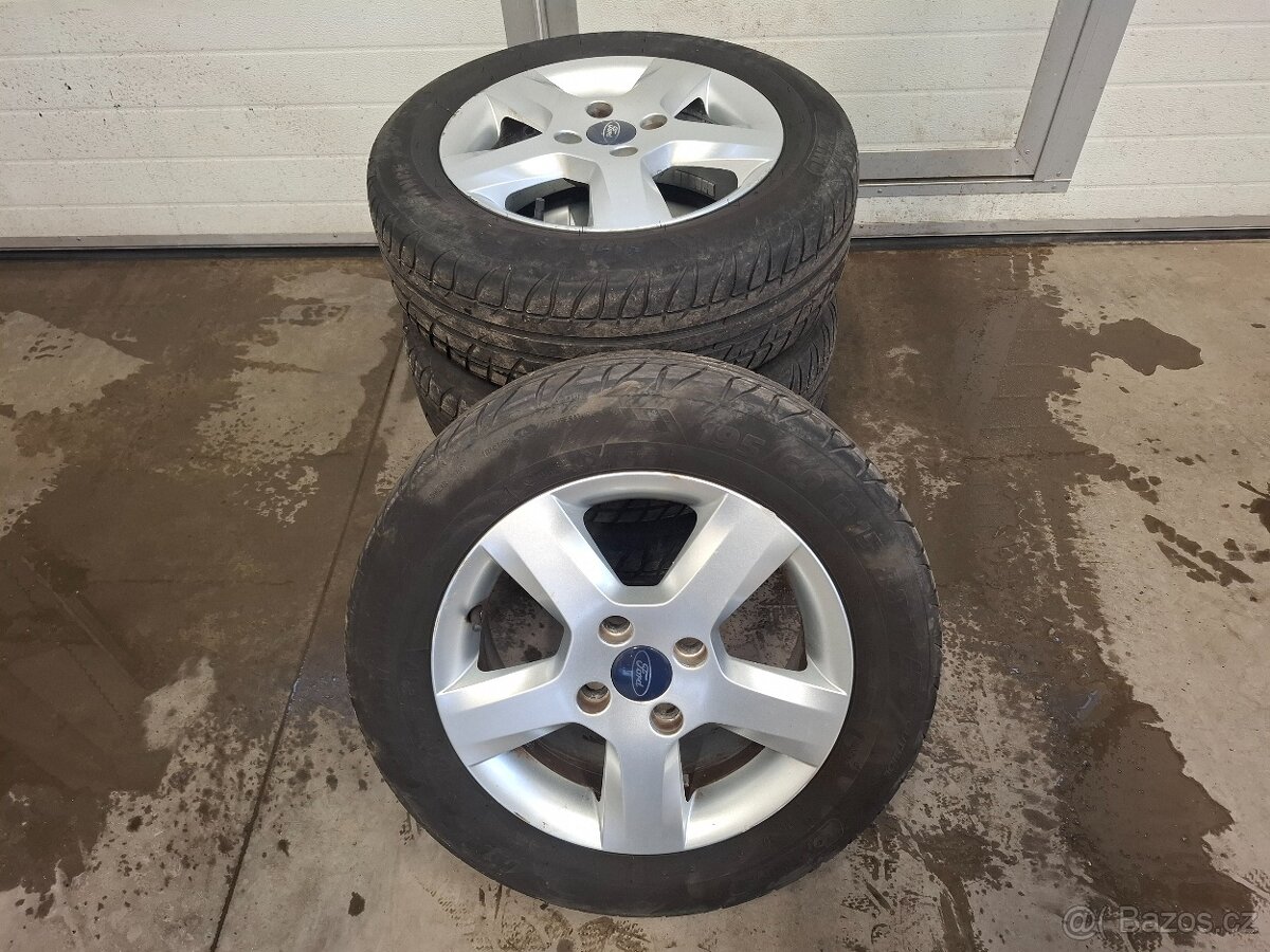 Prodám pěkné alu disky 4x108 195/60 R15, ET 52.5 - 4