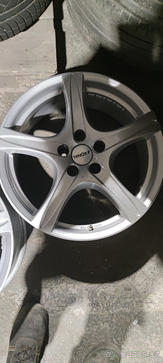 Alu disky 8Jx18 ET30 5x112 + TPMS ventily - 4