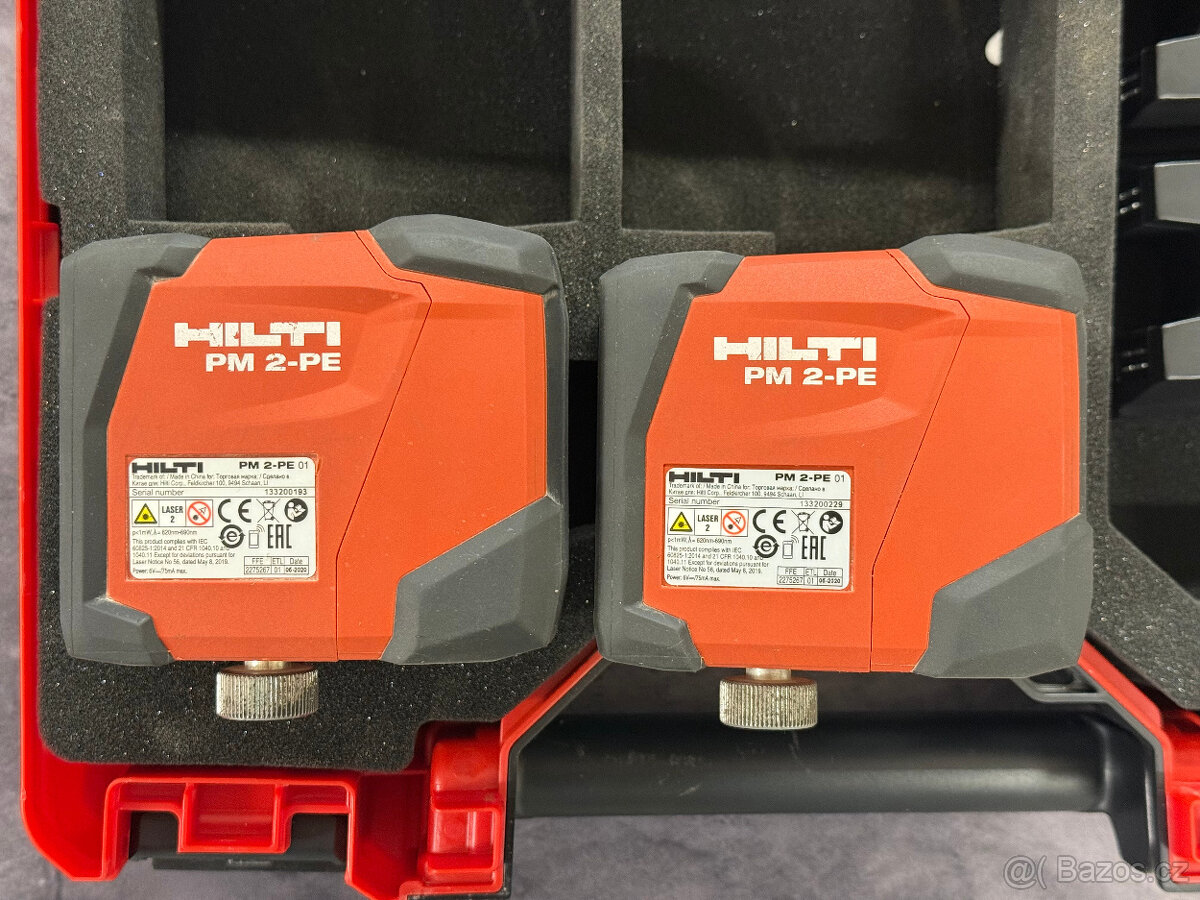 2x Bodový laser Hilti PM 2-PE - 4