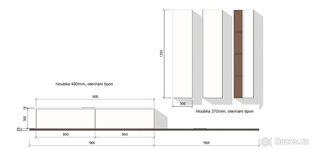 Obývací stěna COMFORT - Hanák - 4