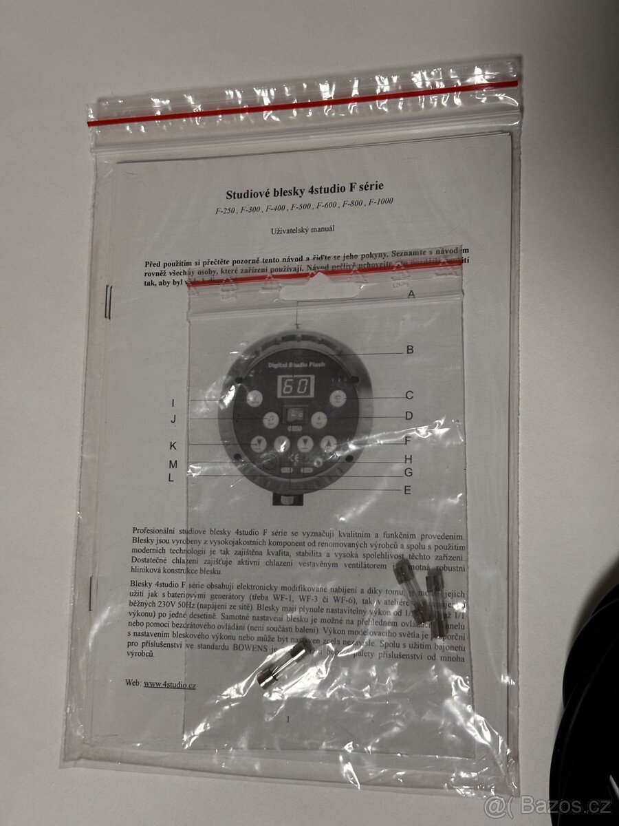 Studiový blesk 3ks - 4