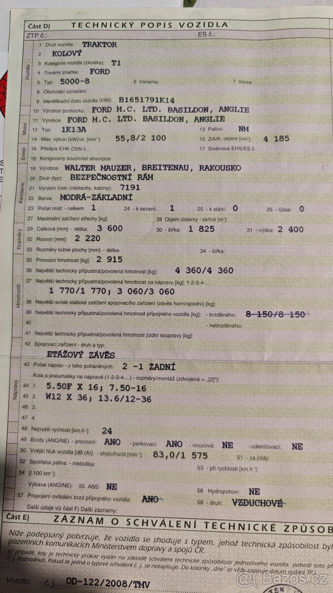 Traktor FORD 5000-8 - 4